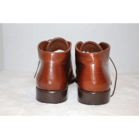 Cole Haan Chestnut Leather Ankle Booties - Picture 2 of 10